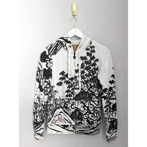 Billabong Women’s Vintage Y2K AOP Graphic Hoodie Sz‎ M